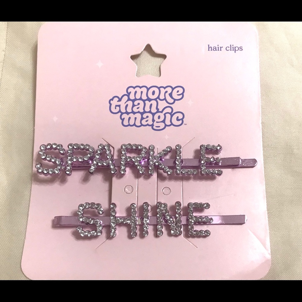 2 Sparkly Rhinestone Bobby Pins